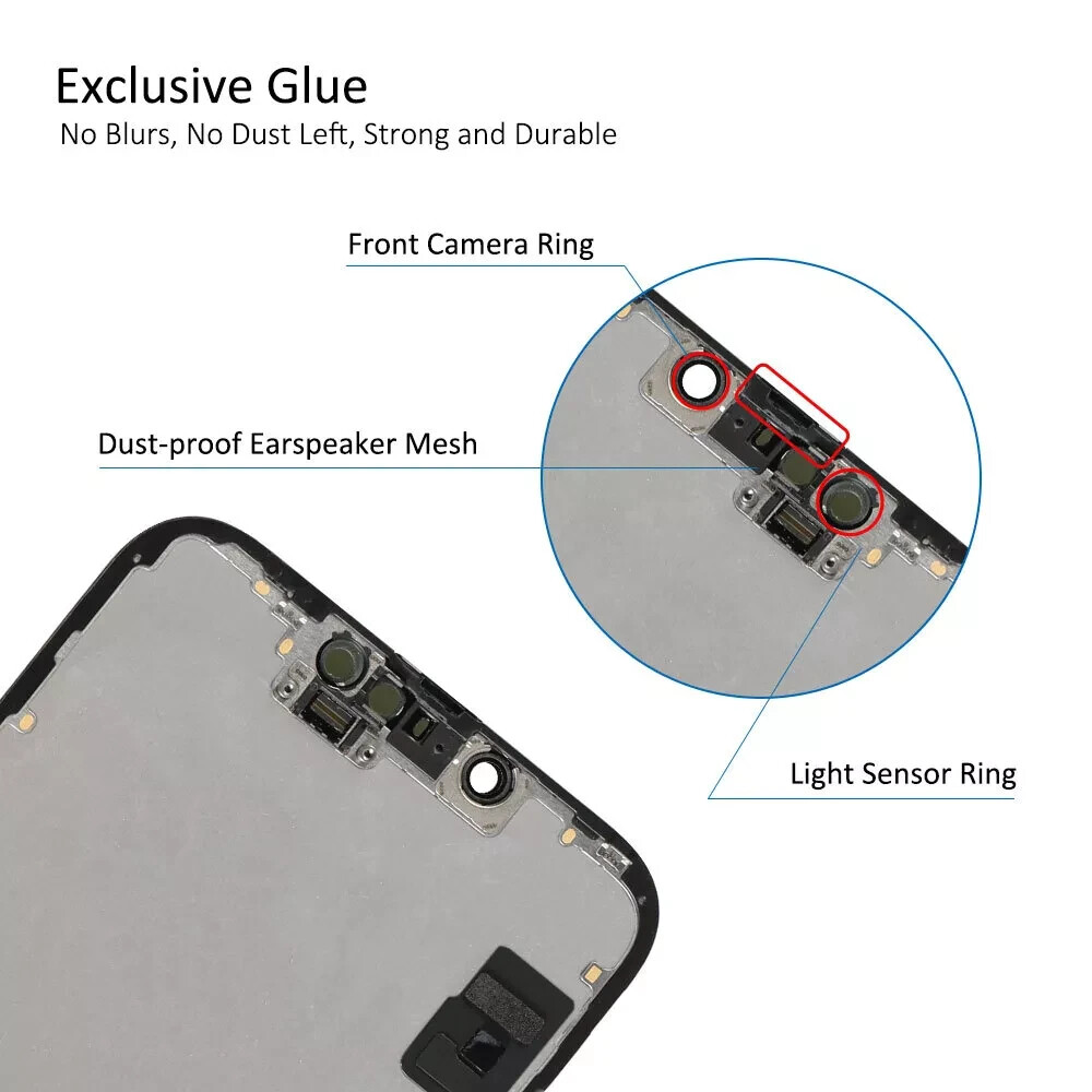 iPhone 14 Soft OLED Display LCD Touch Screen Digitizer Replacement