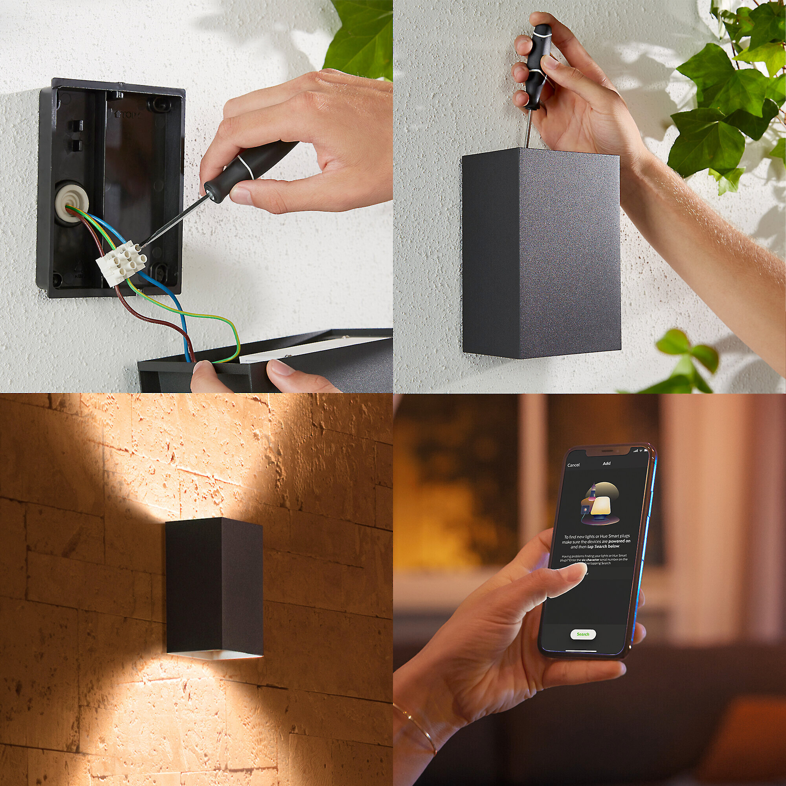 Philips Hue Resonate Wall Lantern