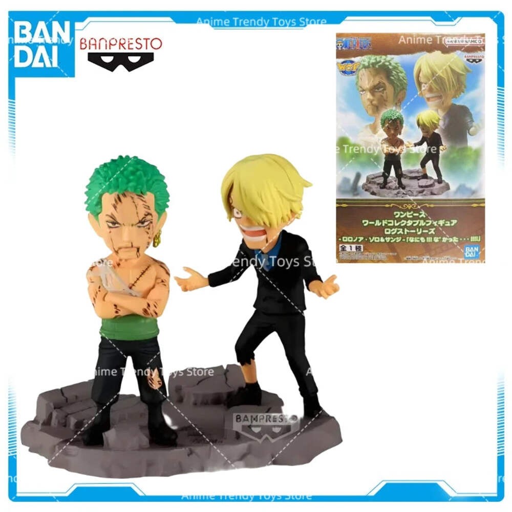 In Stock 100% Origina Bandai BANPRESTO WCF LOG STORIES ONE PIECE Sanji Roronoa Z