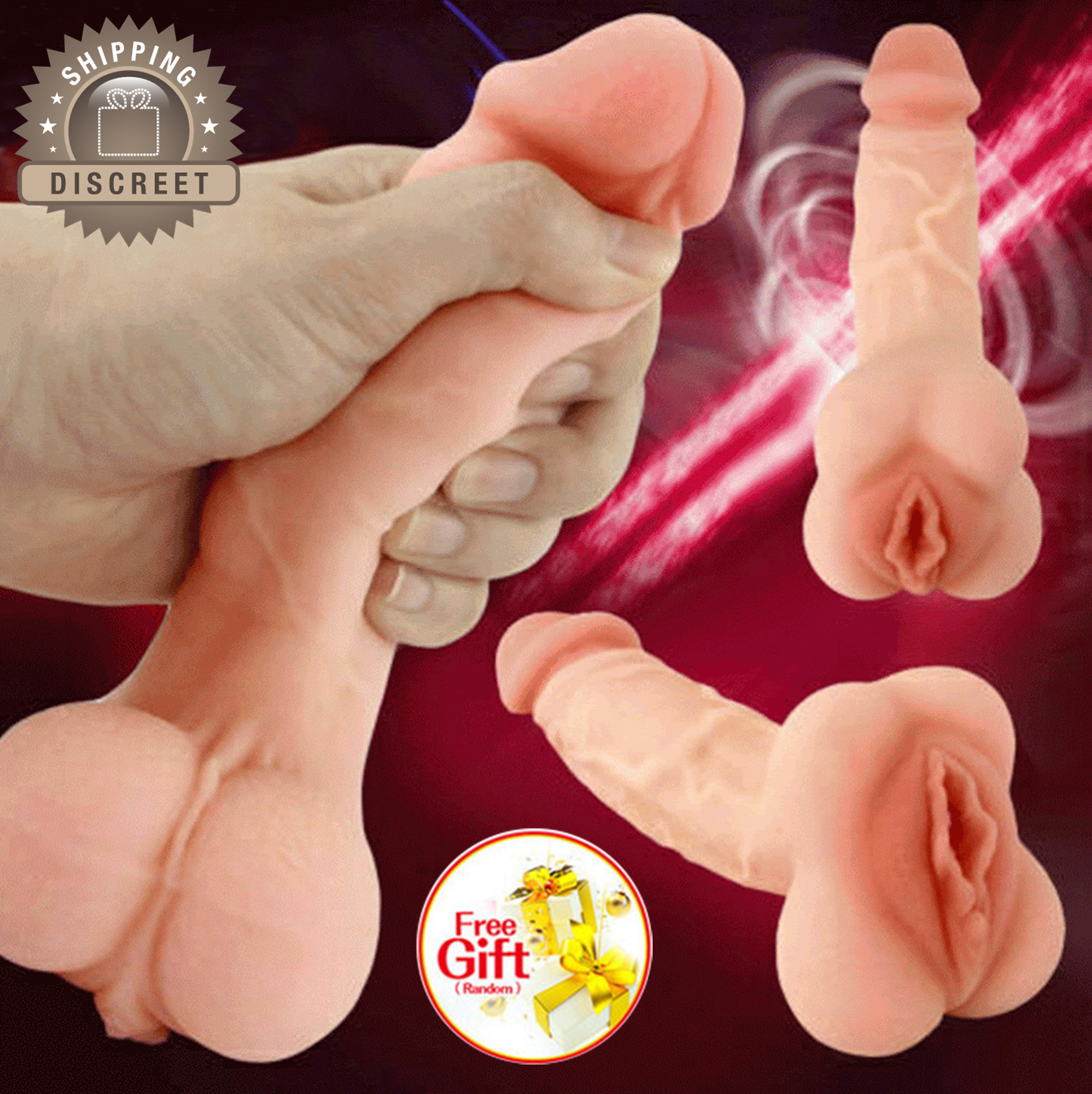 Penis Sleeve Male Realistic Vagina Pocket Pussy Masturbator Sex Toys Men Adult