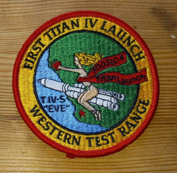 Original Vintage USAF VAFB 30SW Titan IV K-5 NRO Mission Launch Vehicle Patch
