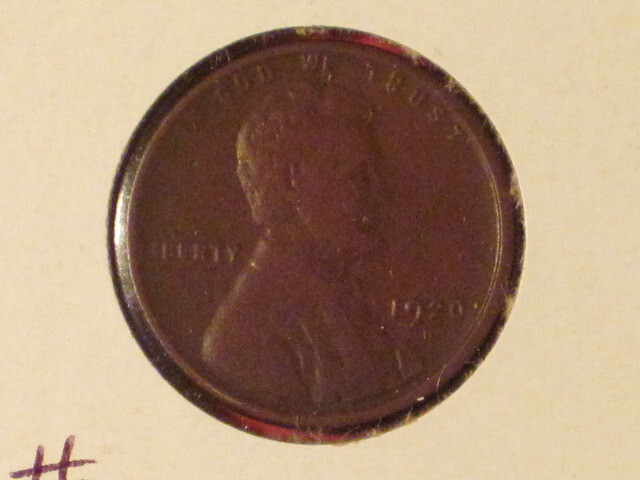 1920-D Wheat Cent - Very nice oldie with die rotation.