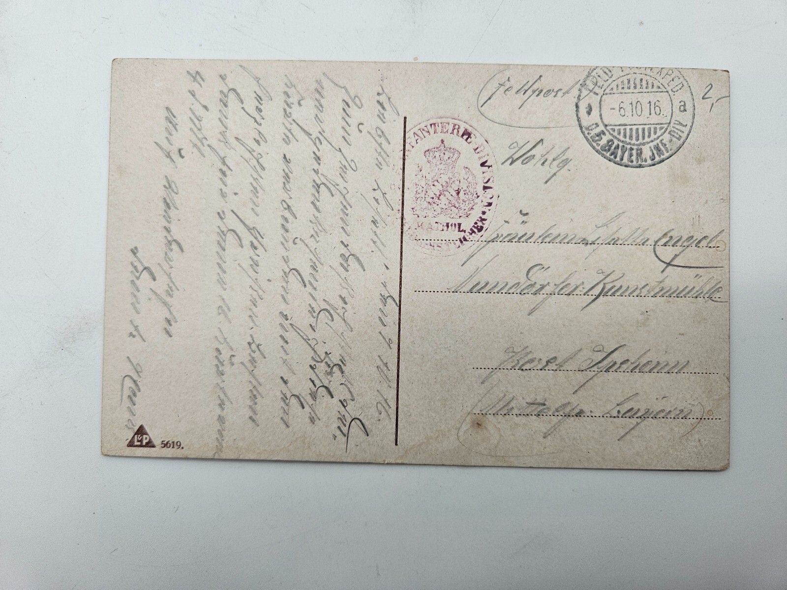 HA2082: Postcard, Leb' Well, Mein Bräutchen