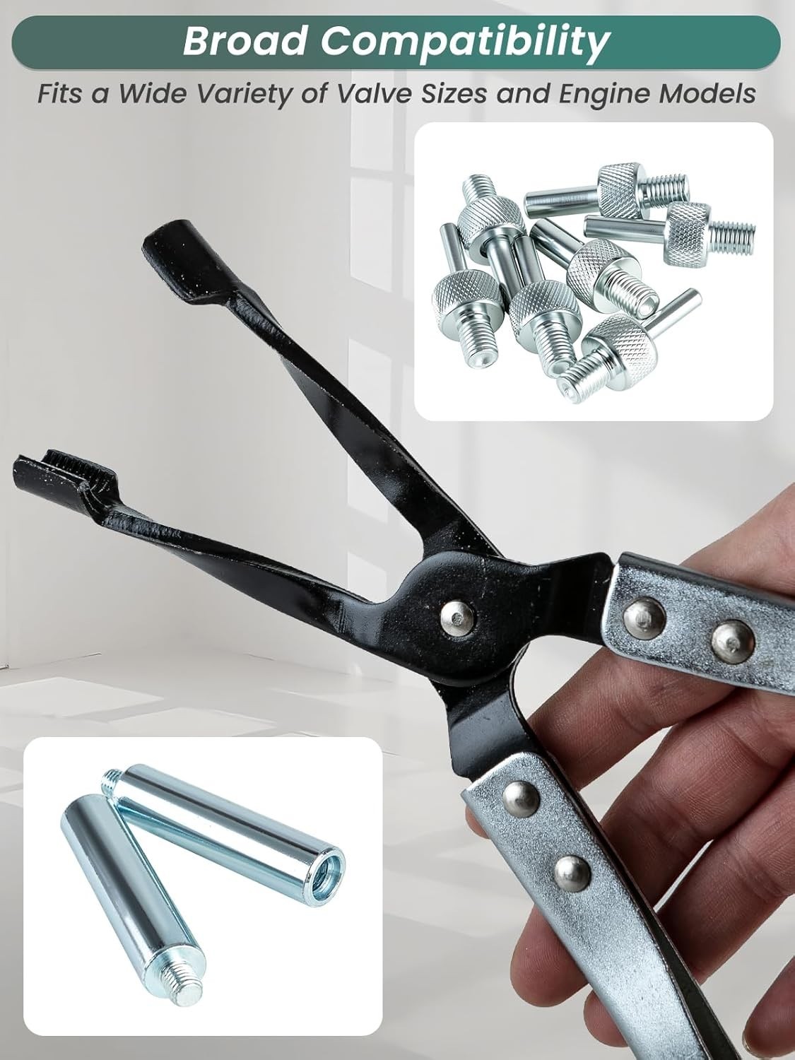 Valve Seal Installation Tool 11pcs Stem Removal and Installer...