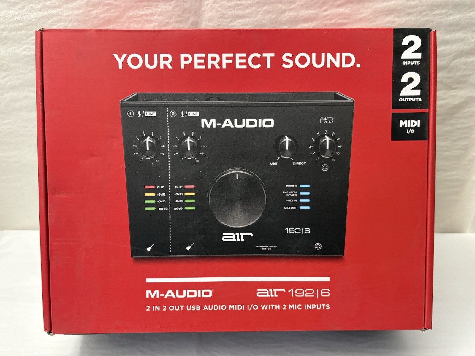 New M-AUDIO AIR 192|6 Audio Interface. Sealed (SH-17)