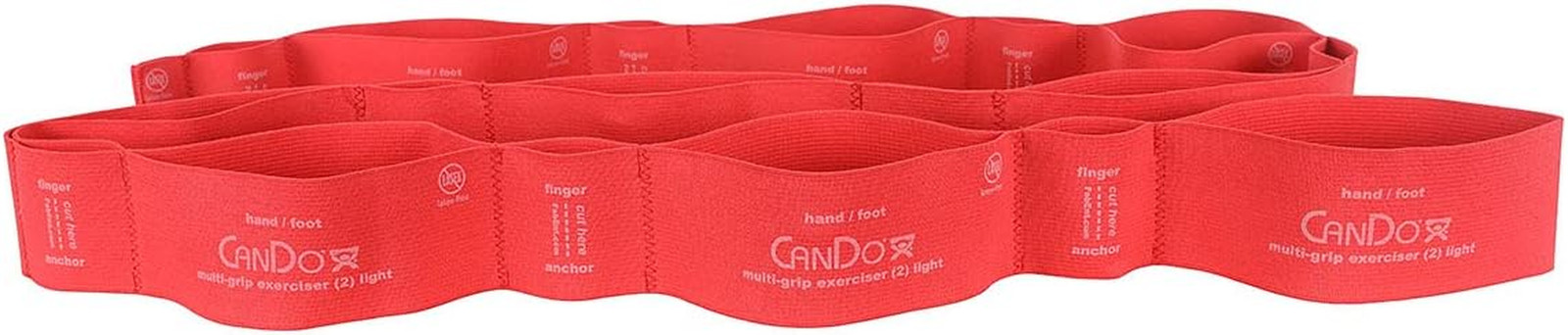 Multi-Grip 6 Foot Exercise Resistance Band with Hand/Foot Loops for Total Body W