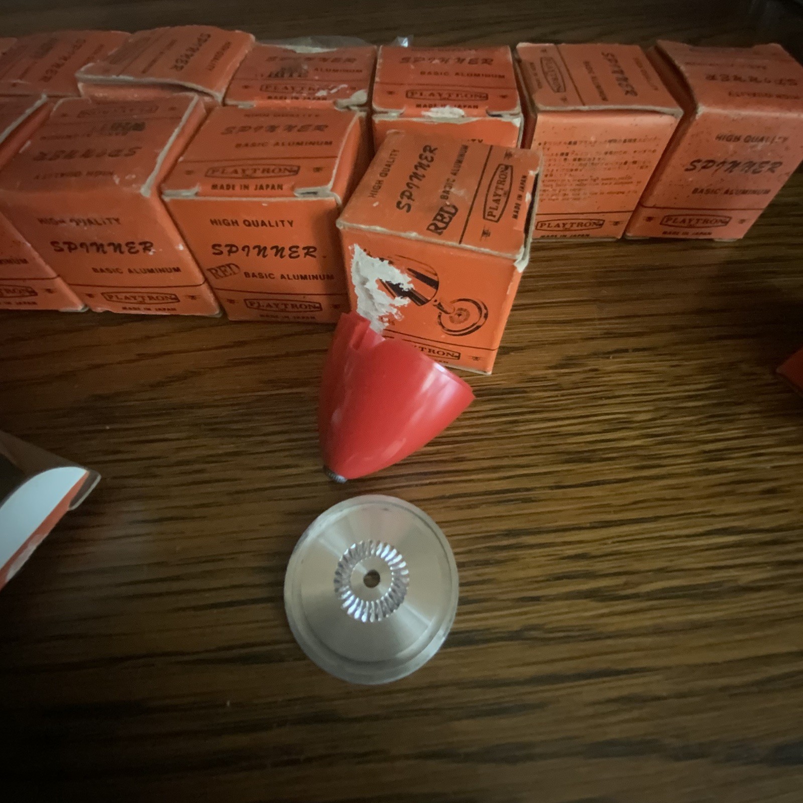 Vintage RC Plane/Nitro Engine Spinner Lot (18) Cox Gilbert Wen-mac Testors Etc