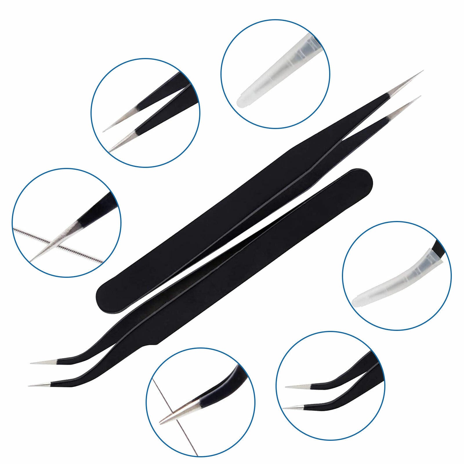 24pcs/Set 3D Printer Extruder Nozzle Needles Tweezers Wrenches Cleaning Tool Kit