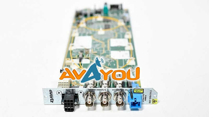 Evertz 7707EO13-3G 3G/HD/SD Electrical to Optical Converter 3RU Backplane