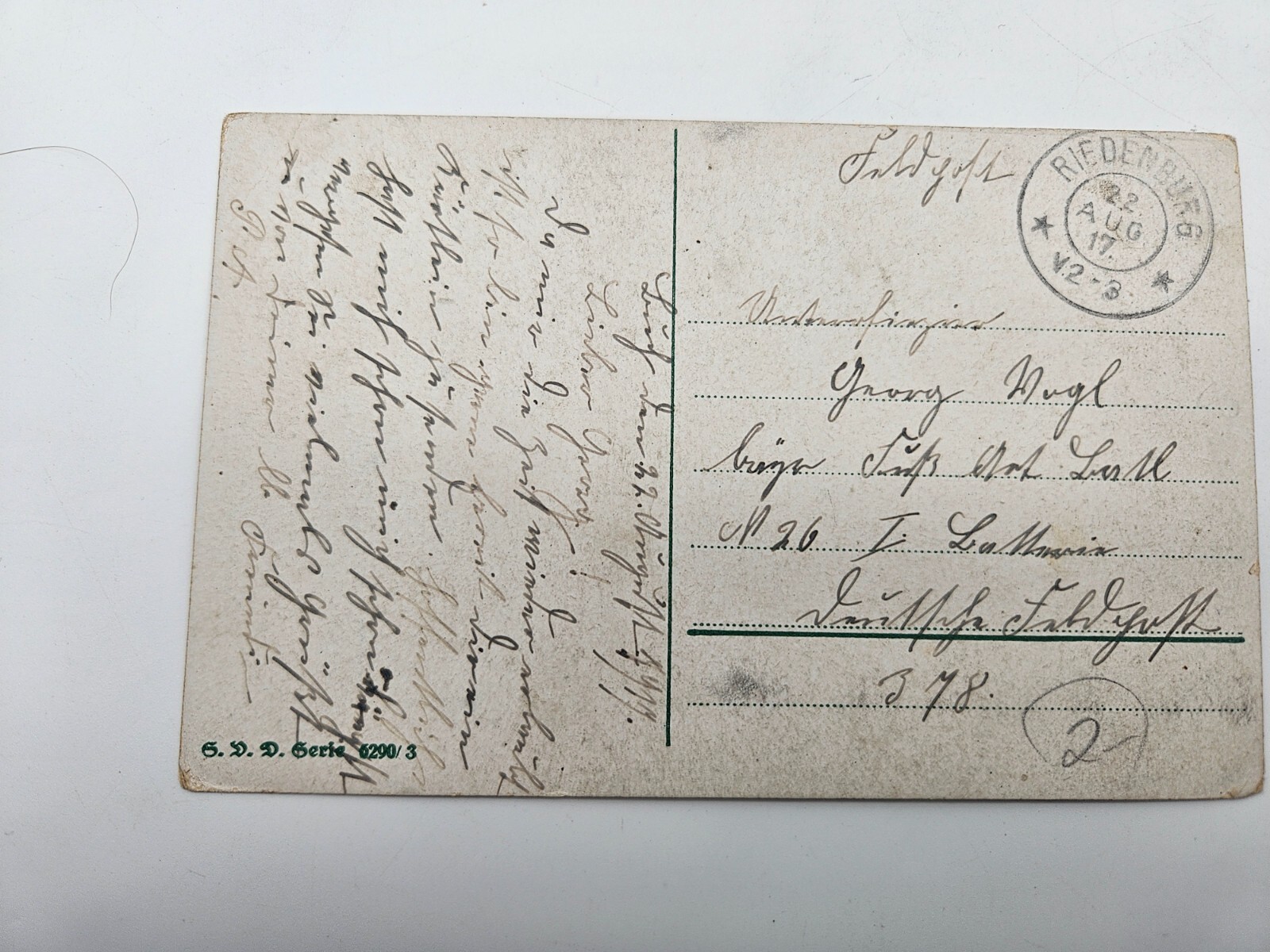 HA1991: Postcard, IN Glück Found