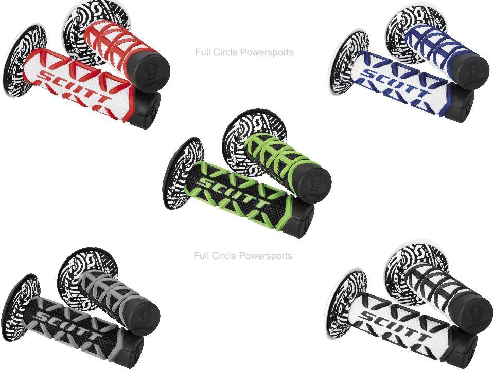 Scott USA Diamond Hand Grips Twist Throttle Replacement Dirt Bike Motocross MX