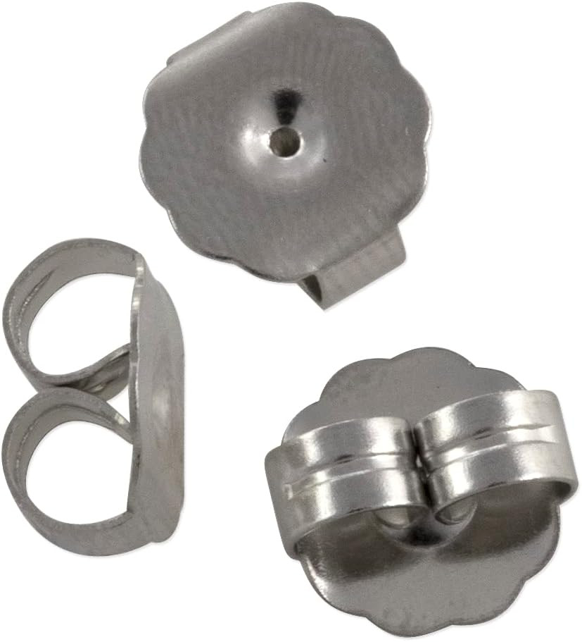 Extra-Large Surgical Steel Earring Backs (Package of 10)