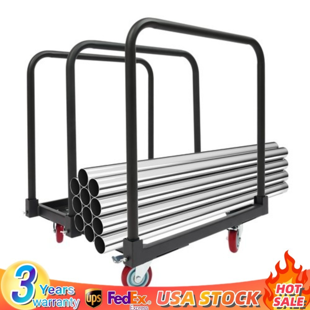 Drywall Cart 200lbs Panel Cart Dolly Handling Sheetrock Sheet Panel w/ 4* Wheels