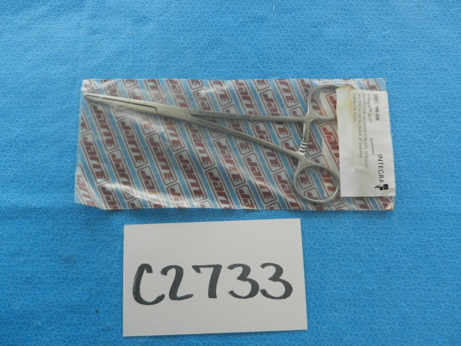 Jarit Surgical Rochester Ochsner Forceps 106-220 NEW!
