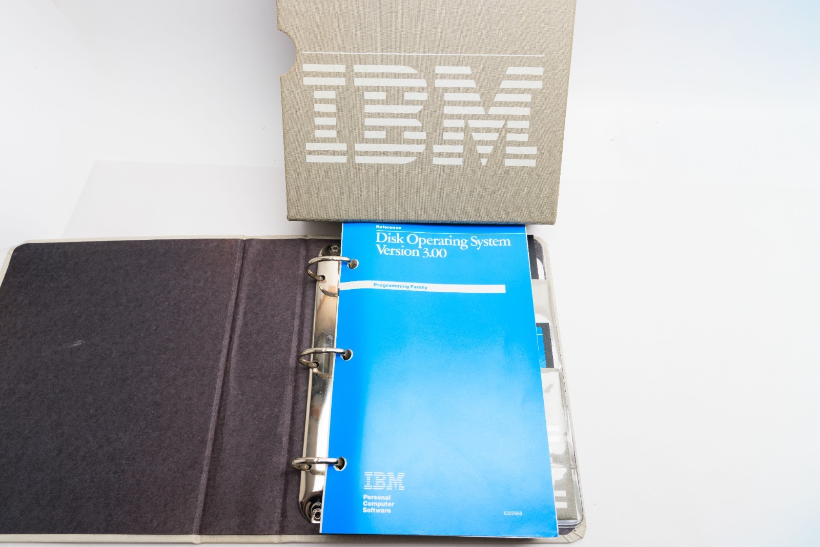 IBM DOS 3.0 DOS Disk Operating System Manuals with Disks First Edition 1984