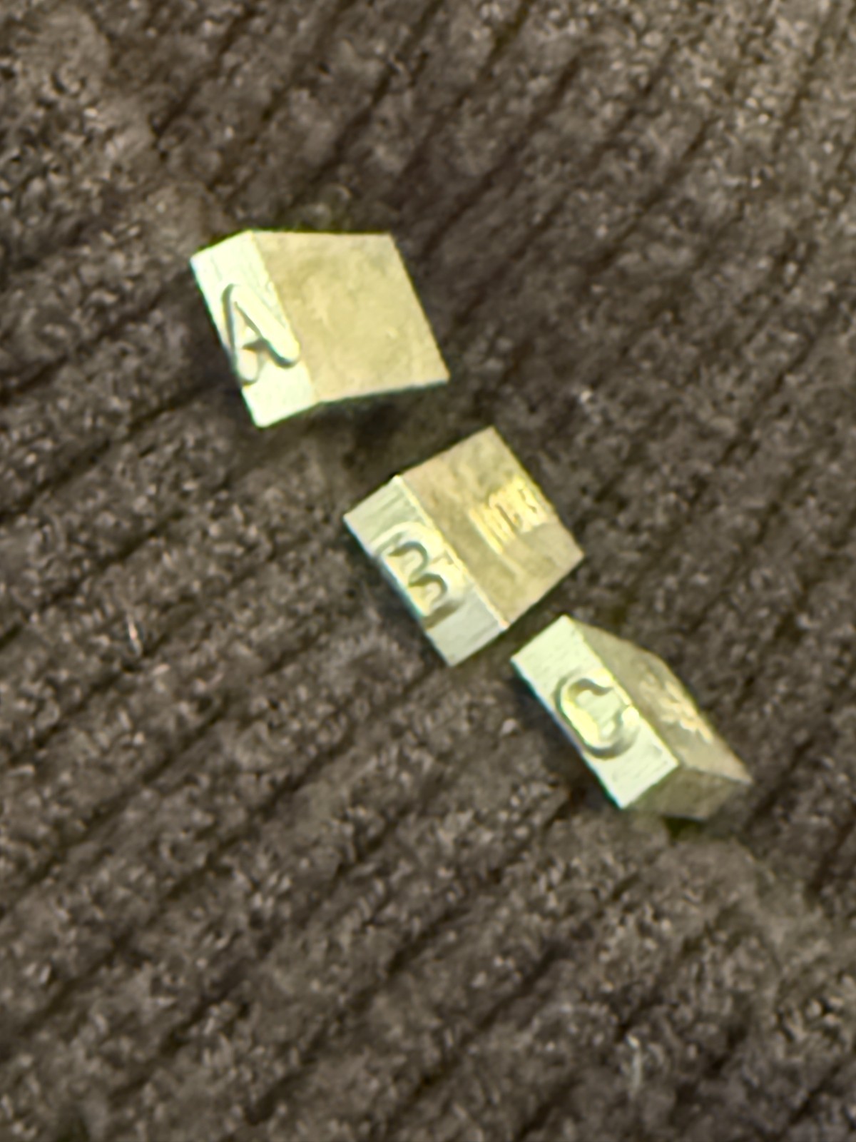 PRYOR TYPE - "N" Individual Hardened Steel Type 1/8 Inch Character  - PER PIECE