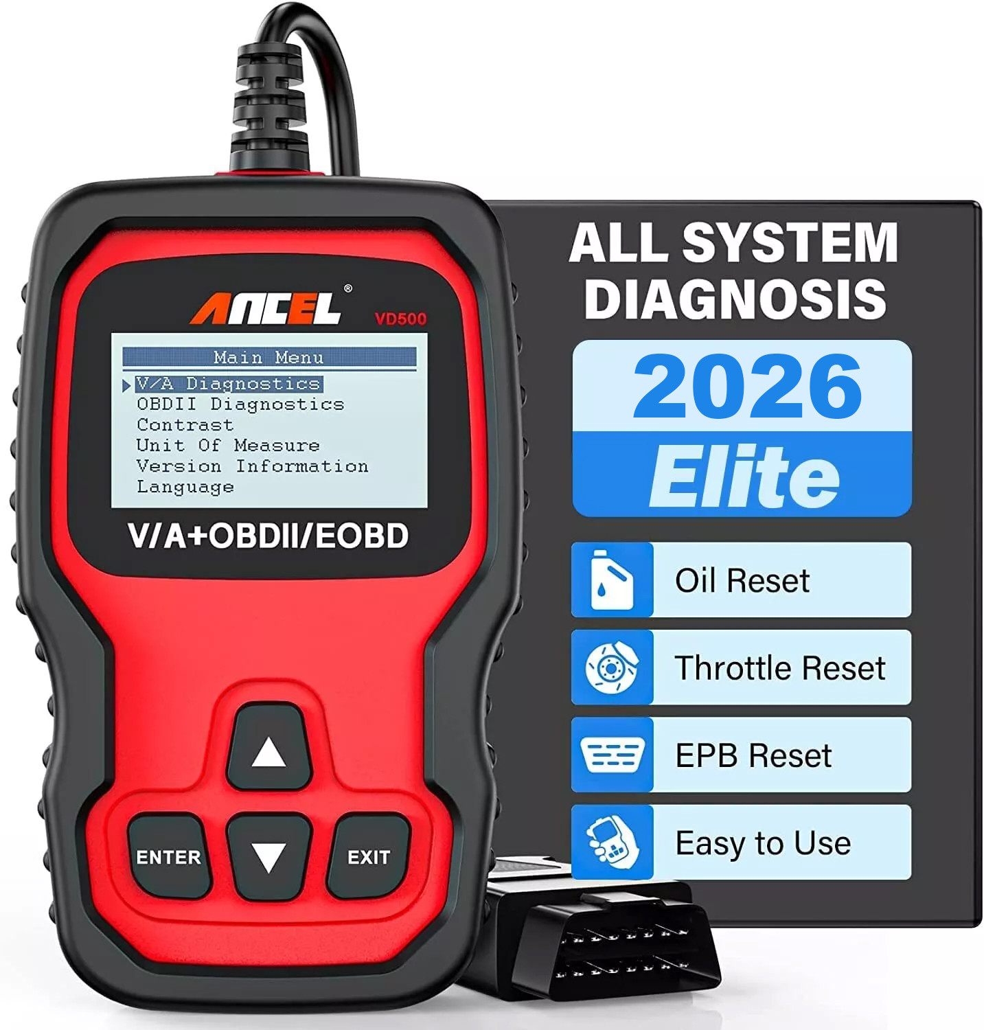 Car Code Reader Engine Scan ABS SRS EPB Reset Diagnostic Tool For VW Audi Skoda