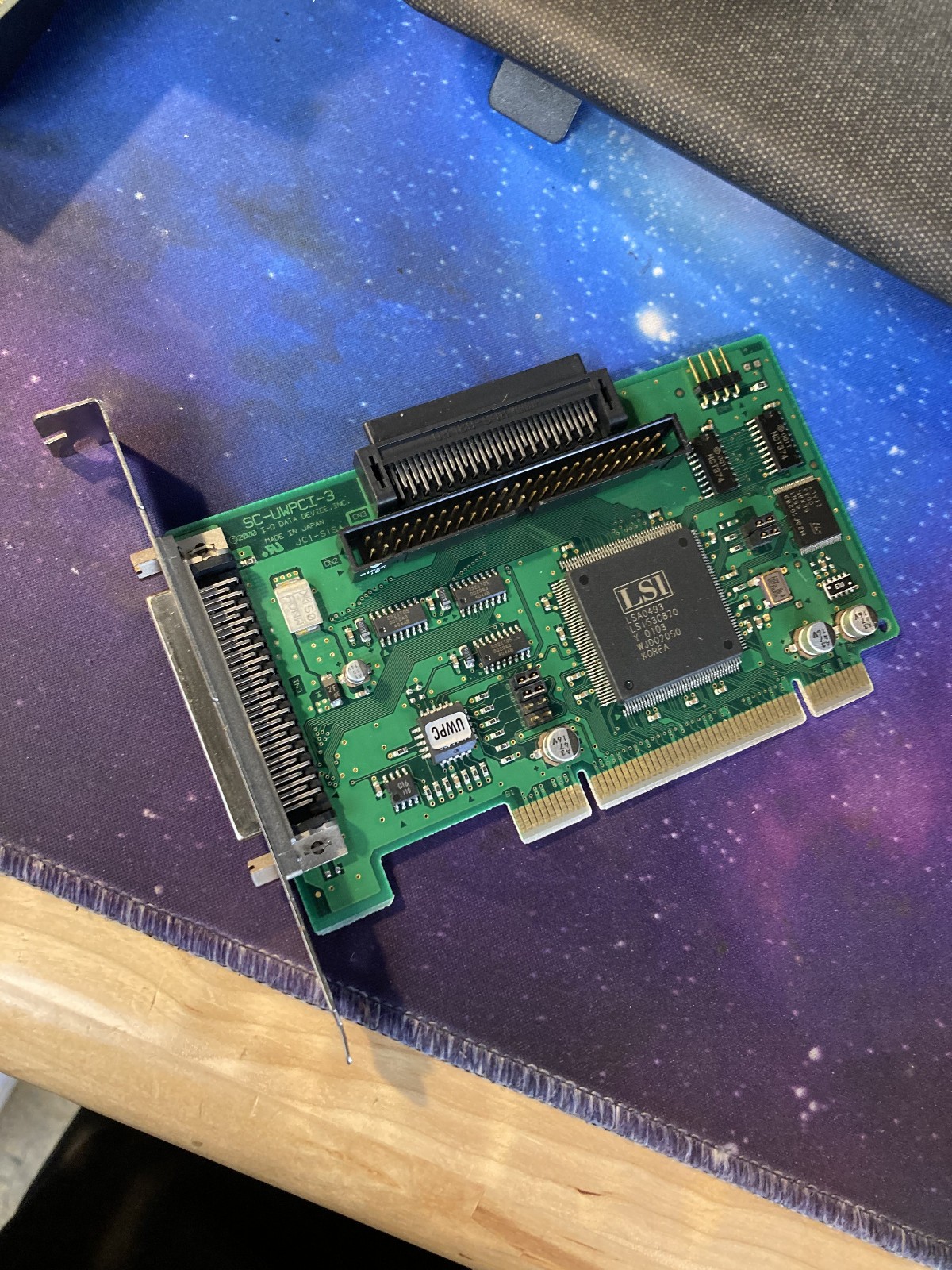 LSI SC-UWPCI-3 SCSI Controller Card From Toshiba Equium