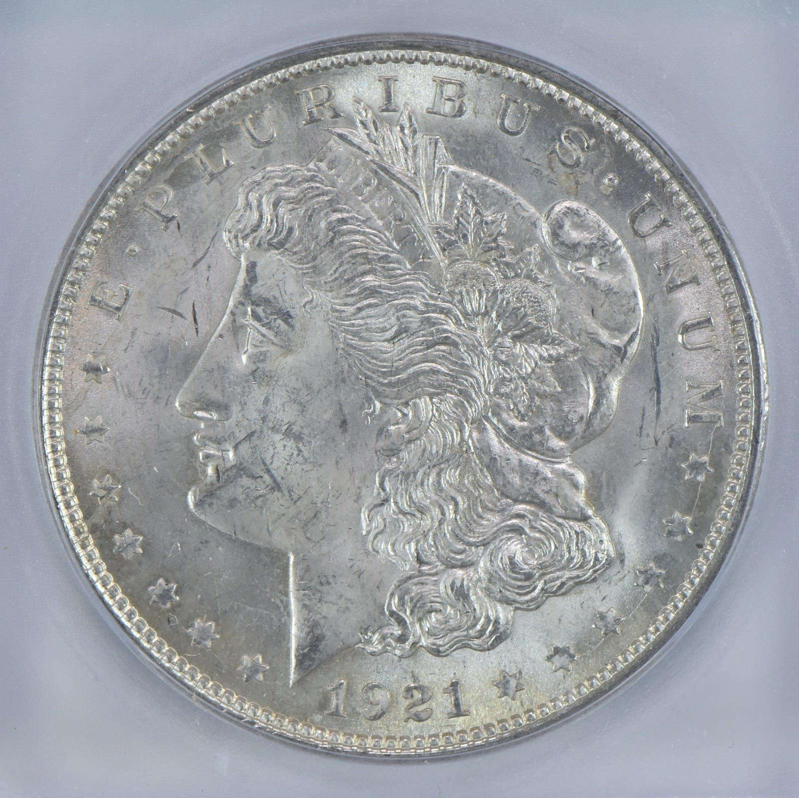 1921 Morgan Silver Dollar MS63 ICG