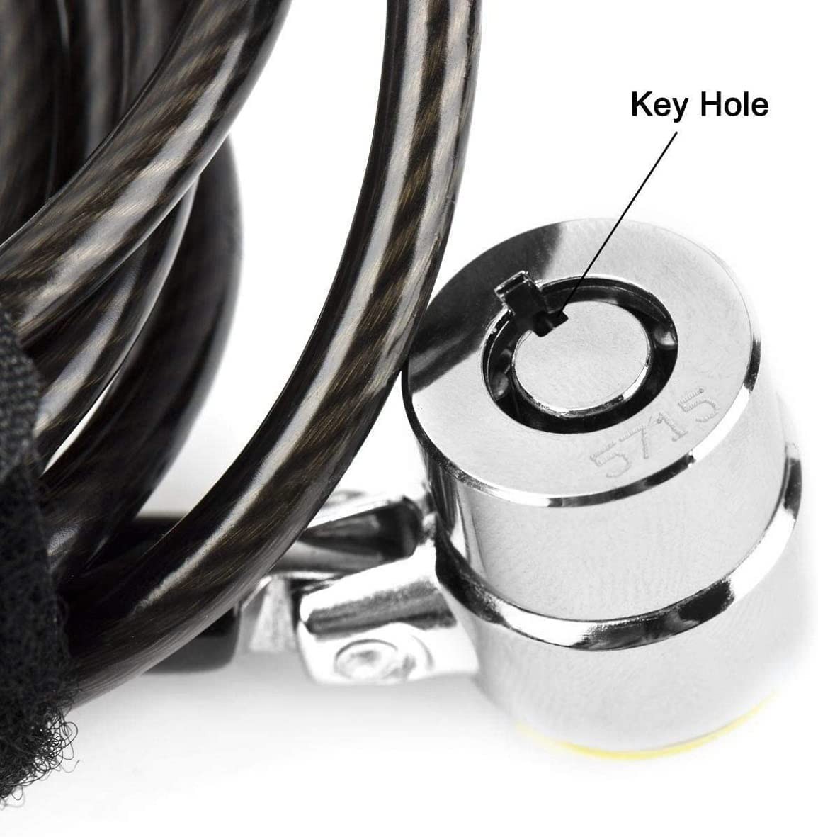 Laptop Cable Lock Hardware Security Cable Lock Anti Theft, Anchor Plate & 2 K...