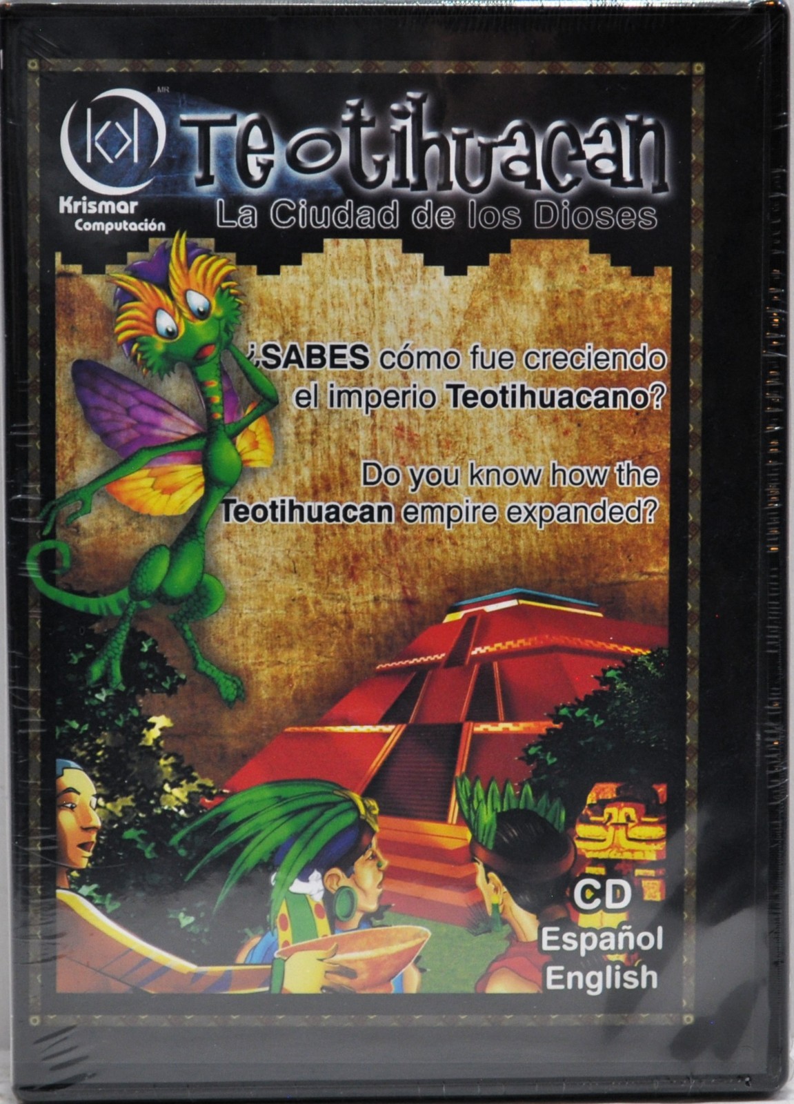 NEW Teotihuacan CD-ROM PC - Spanish + English - Children's Educational Bilingual