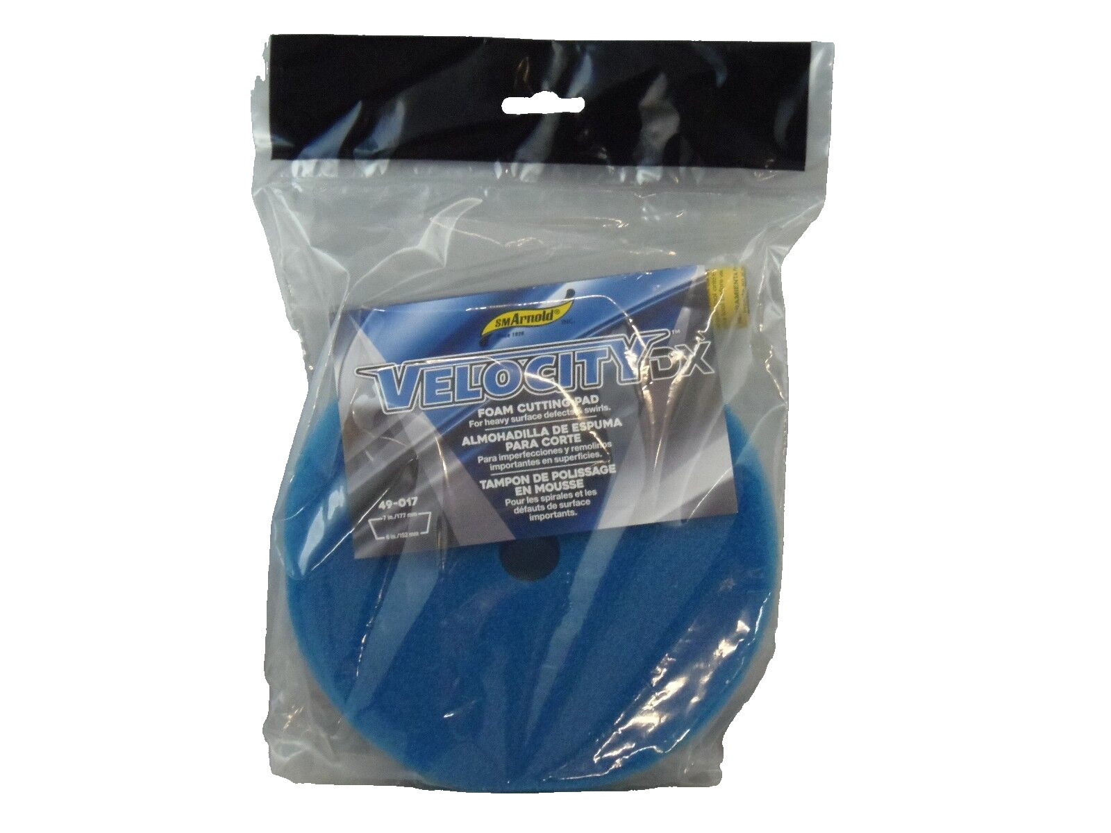 SM Arnold Velocity DX Buffing pad 7" compare to Rupes Heavy surface defects