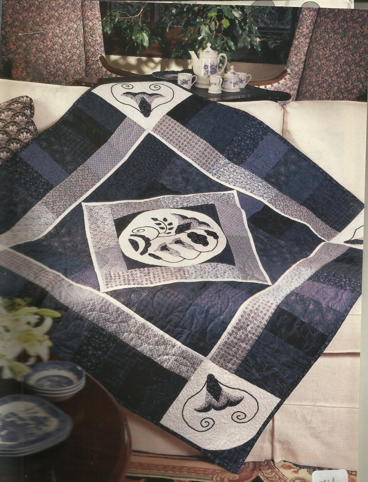 A0442   RUBY'S SYMPHONY IN BLUE QUILT  PATTERN/INSTRUCTIONS
