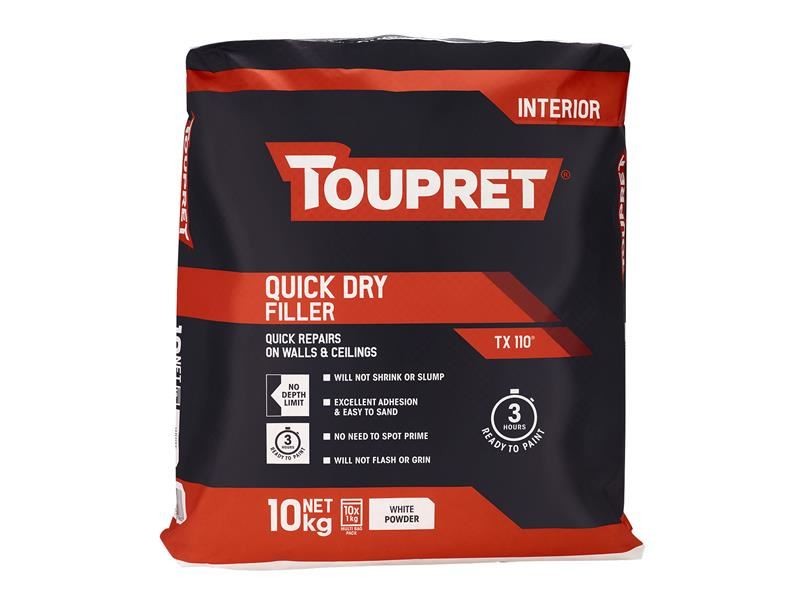 Toupret - Enduit de séchage rapide 10kg