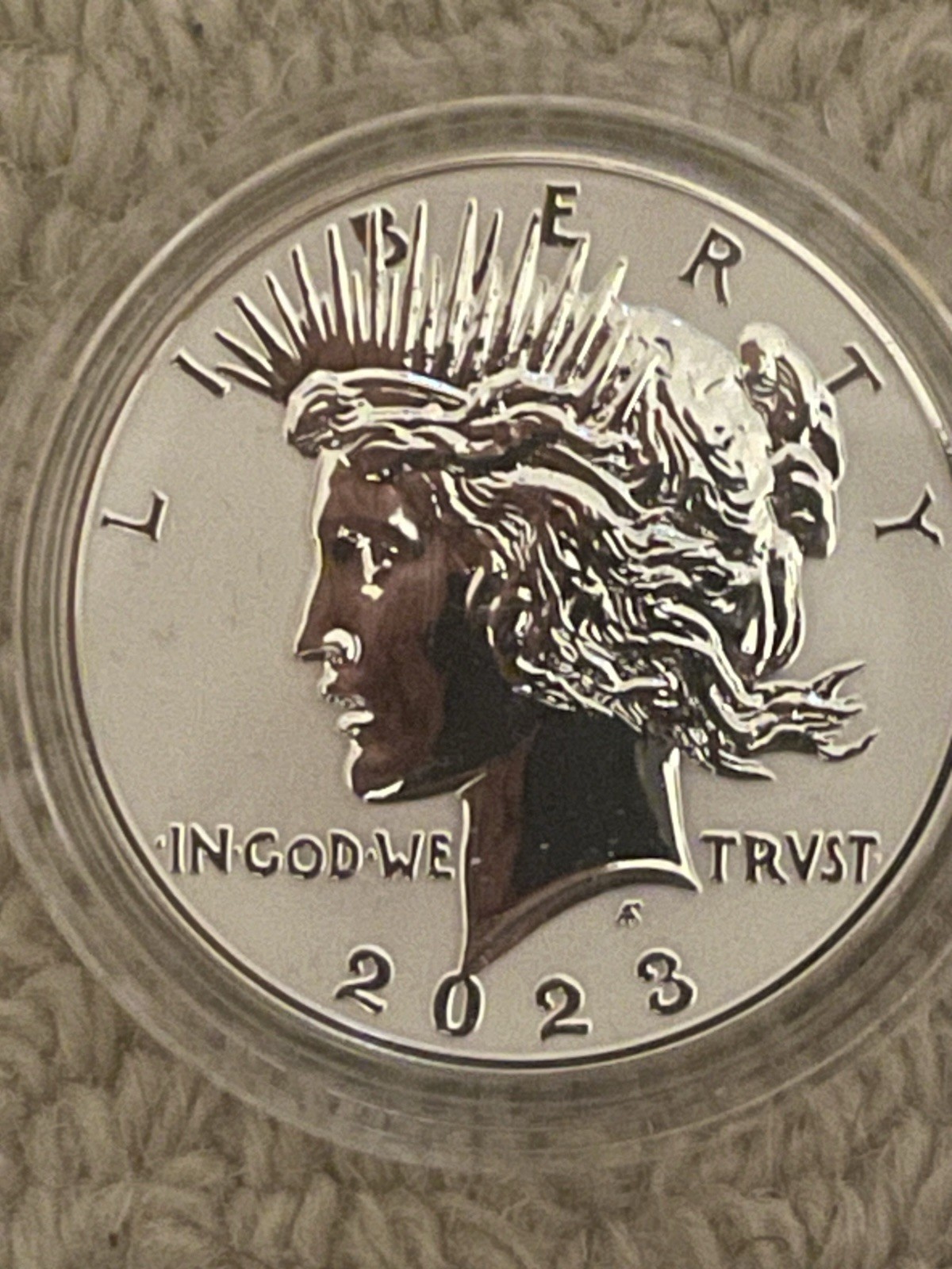 2023-S Peace Dollar Reverse Proof San Francisco Mint In Capsule
