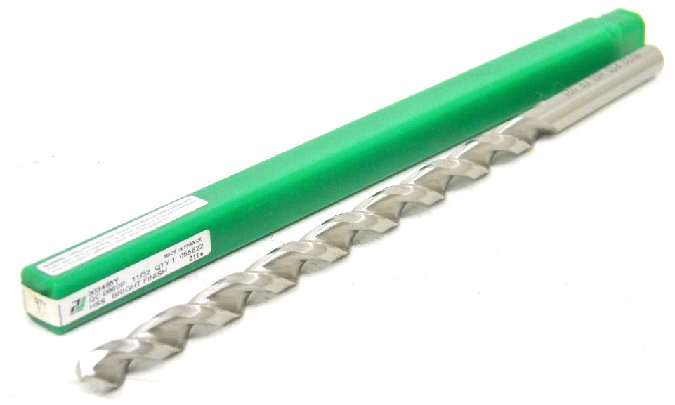 NEW PRECISION "PTD" STRAIGHT SHANK TWIST DRILL 11/32" FAST SPIRAL .3437"