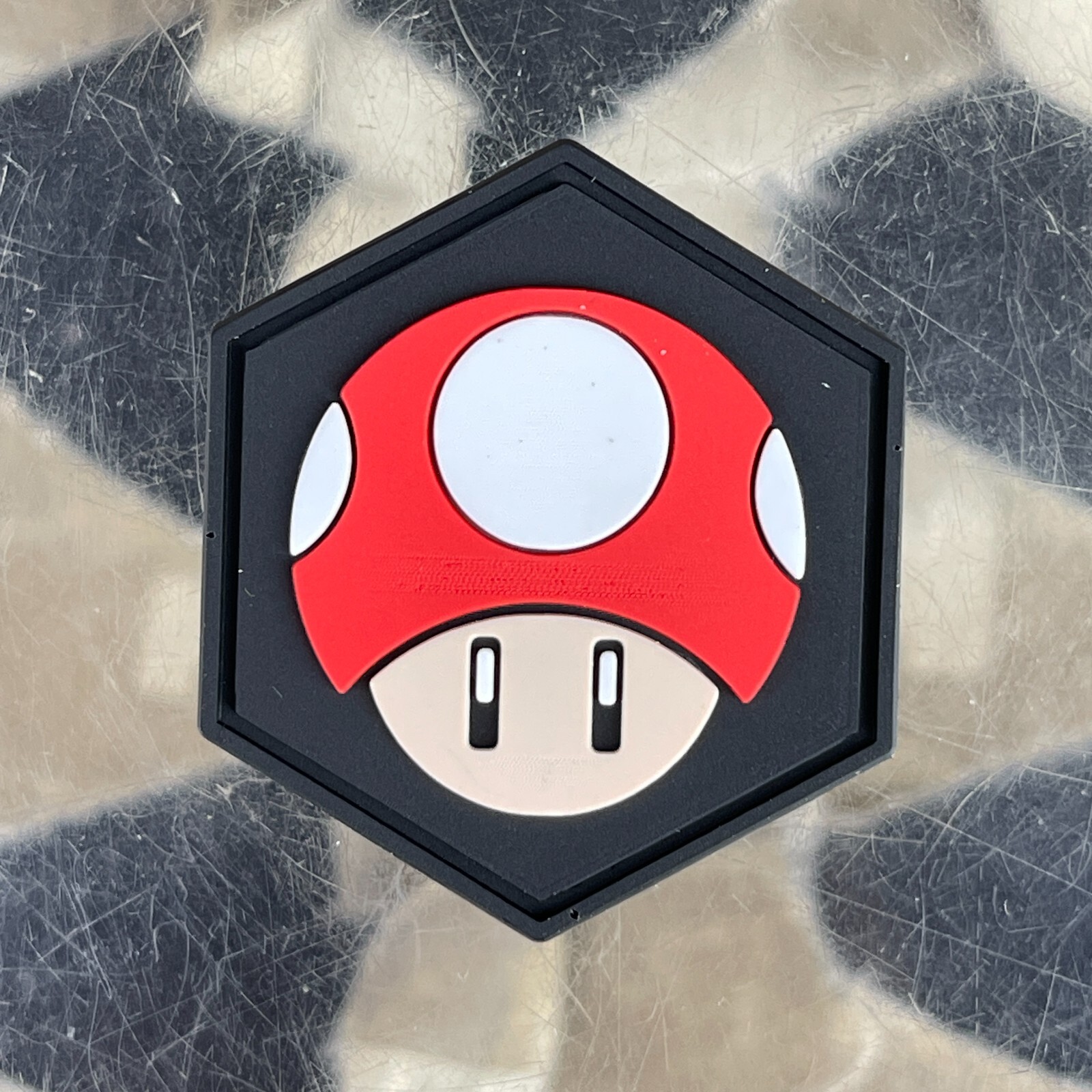 NEW Toad Mushroom PVC Patch (HEX-TOAD)