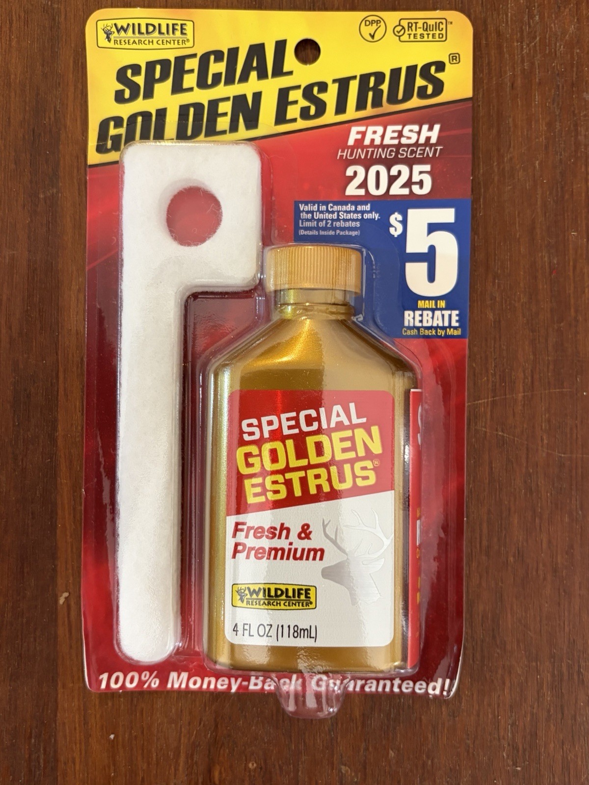 2x Wildlife Research Special Golden Estrus Deer Lure Doe Estrus Scent 4 oz 2025