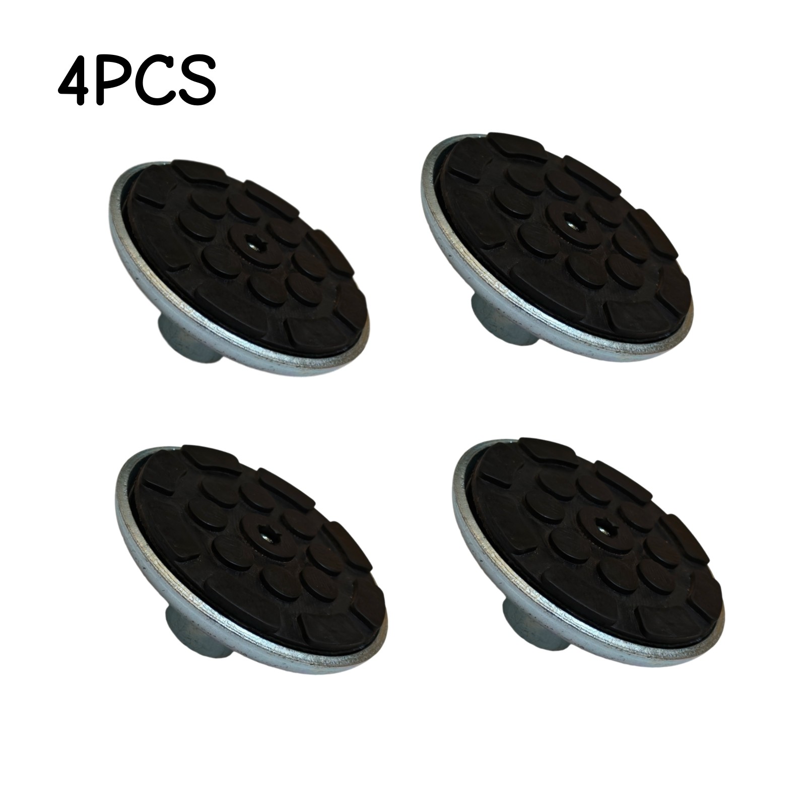 4X Round Lift Pad With Rubber Pad (1 1/2" Peg) For Atlas Automotive Equipment US