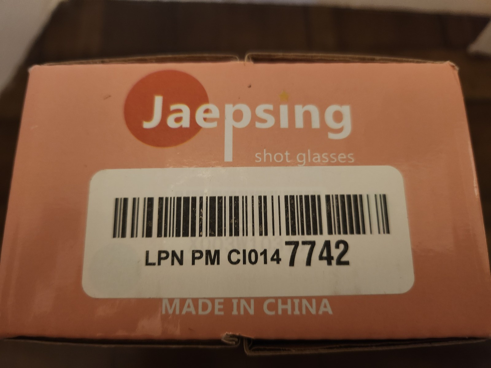 Jaepsing Heart Shaped Multi Colored Glass Shot Glasses New in Package