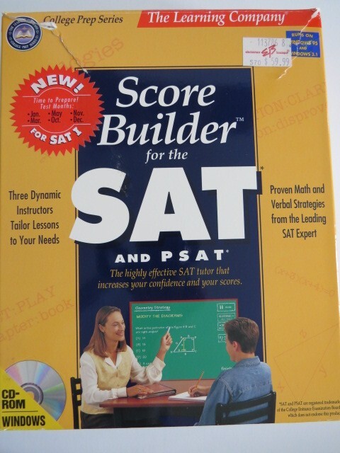 Score Builder for SAT and PSAT Learning Software