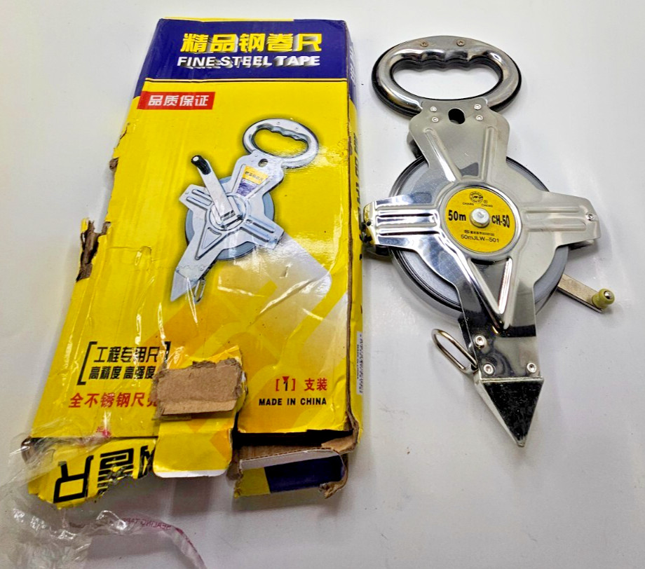 Chang Cheng Fine Steel Tape 50M CH-50 JLW-501 Tape Measure