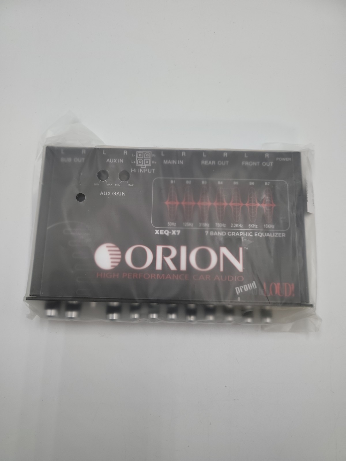 Orion High Proformance Car Audio XEQ-X7 - 7 Band Graphic Equalizer