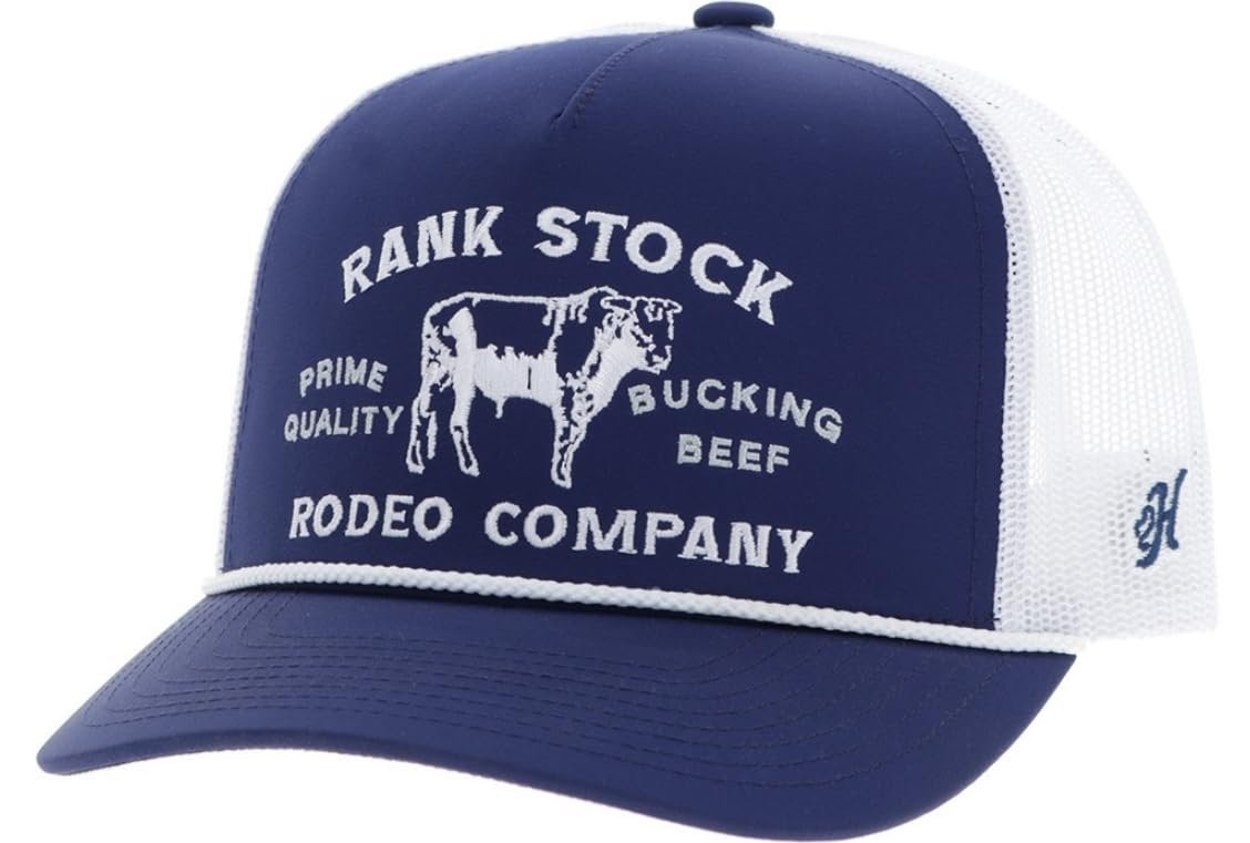 HOOEY Rank Stock Navy/White Trucker Cap