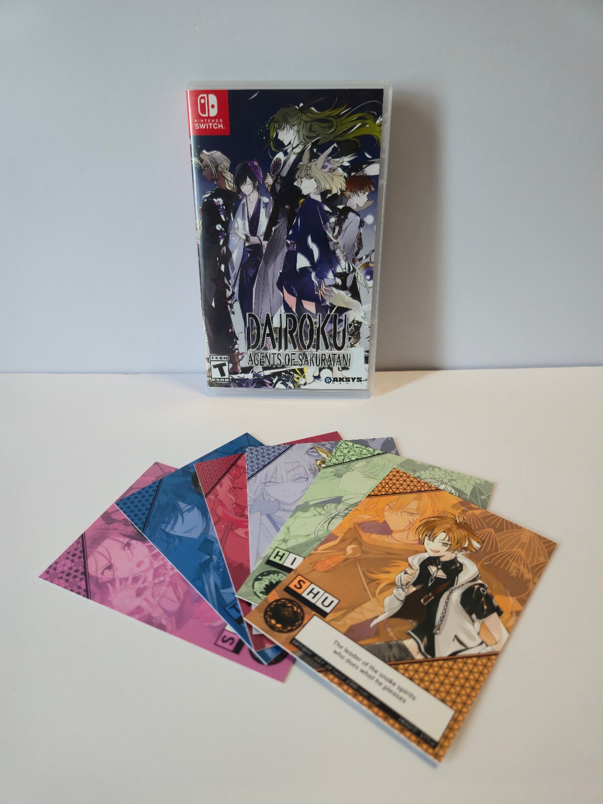 Dairoku Agents of Sakuratani (Nintendo Switch) Original Case & Cards Only