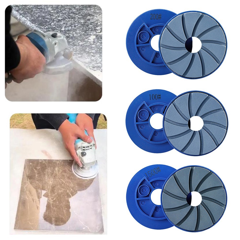 4 Inch Grinding Wheel Pads Snail Lock for Concrete and Stone Polishing