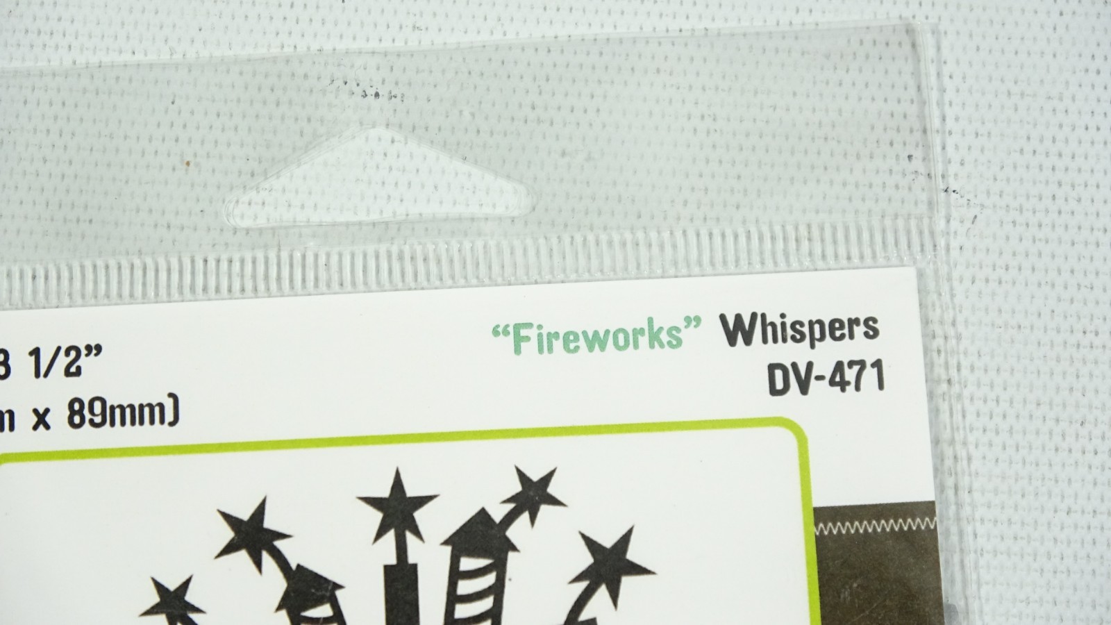 Die-versions Fireworks Whispers Metal Die - DV-471
