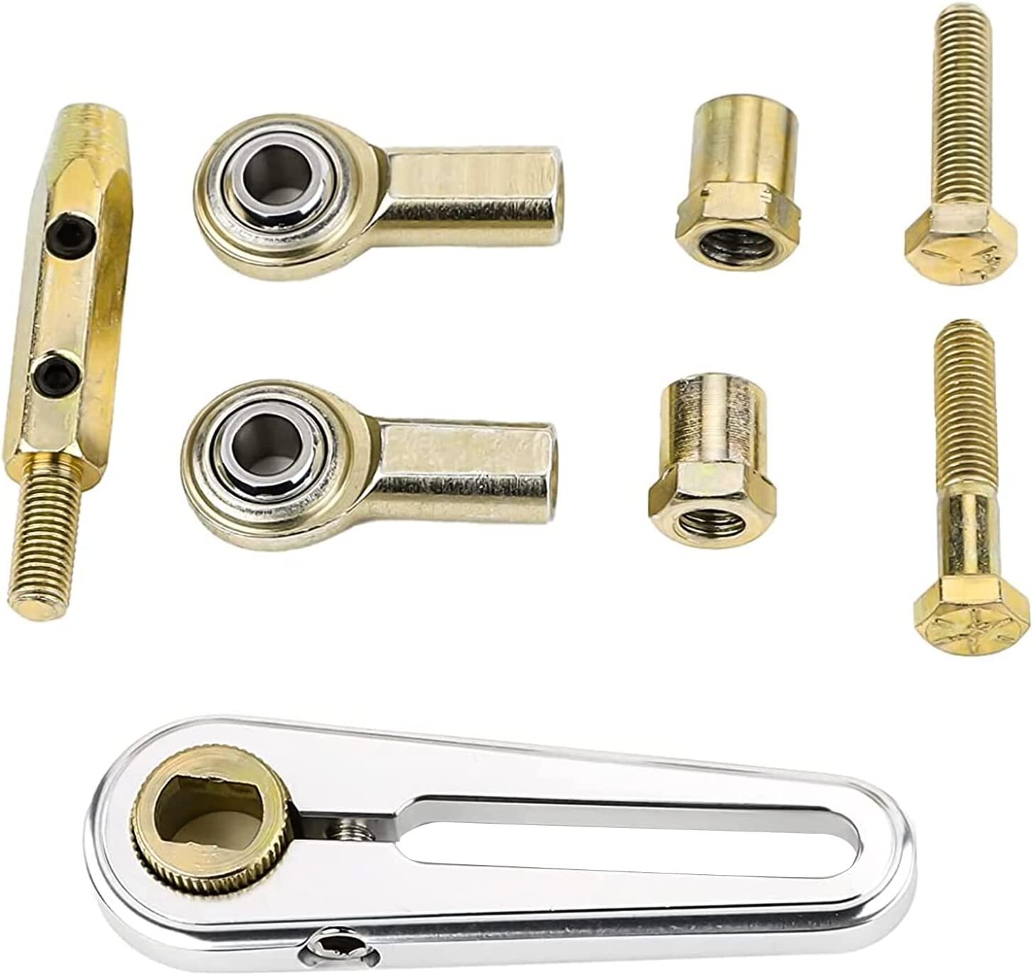 Universal Adjustable Column Shift Linkage Kit 350 400 700R4 GM Transmissions USA