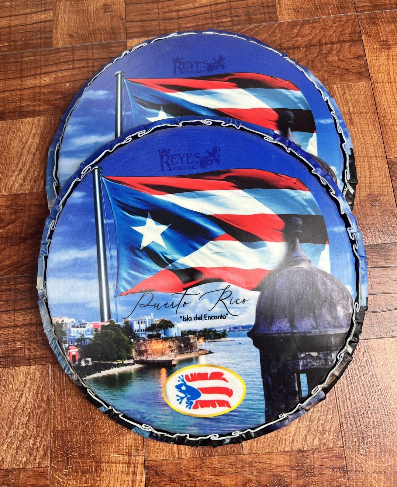 Conga Drumheads, Tucked, Reyes 11-3/4 & 12.50" 2 pcs Synthetic Heads Puerto Rico