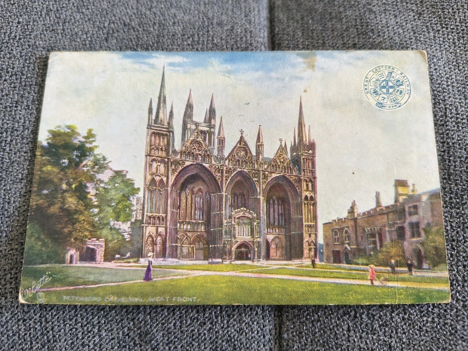 Peterborough Cathedral Postcard