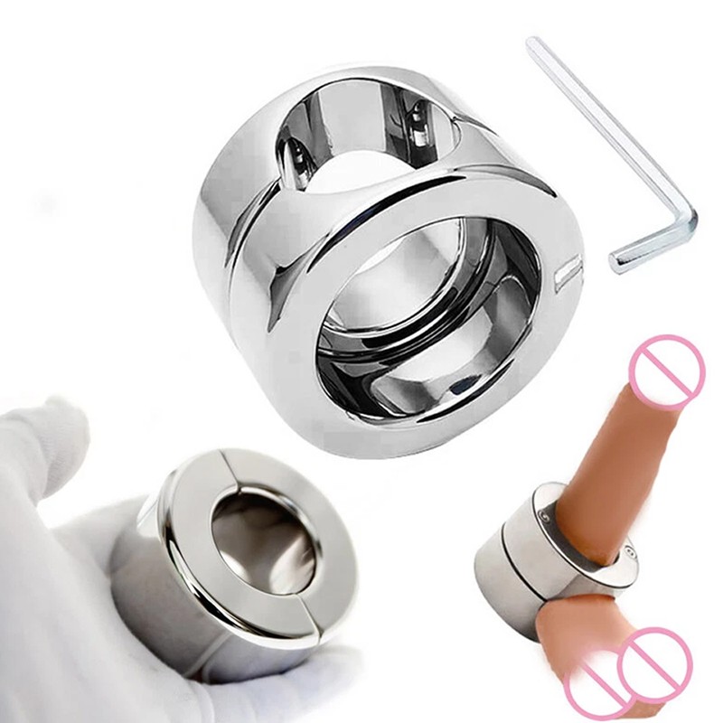 Male Screw Ball Stretcher Weight Stainless Steel Testicle Stretching Weight