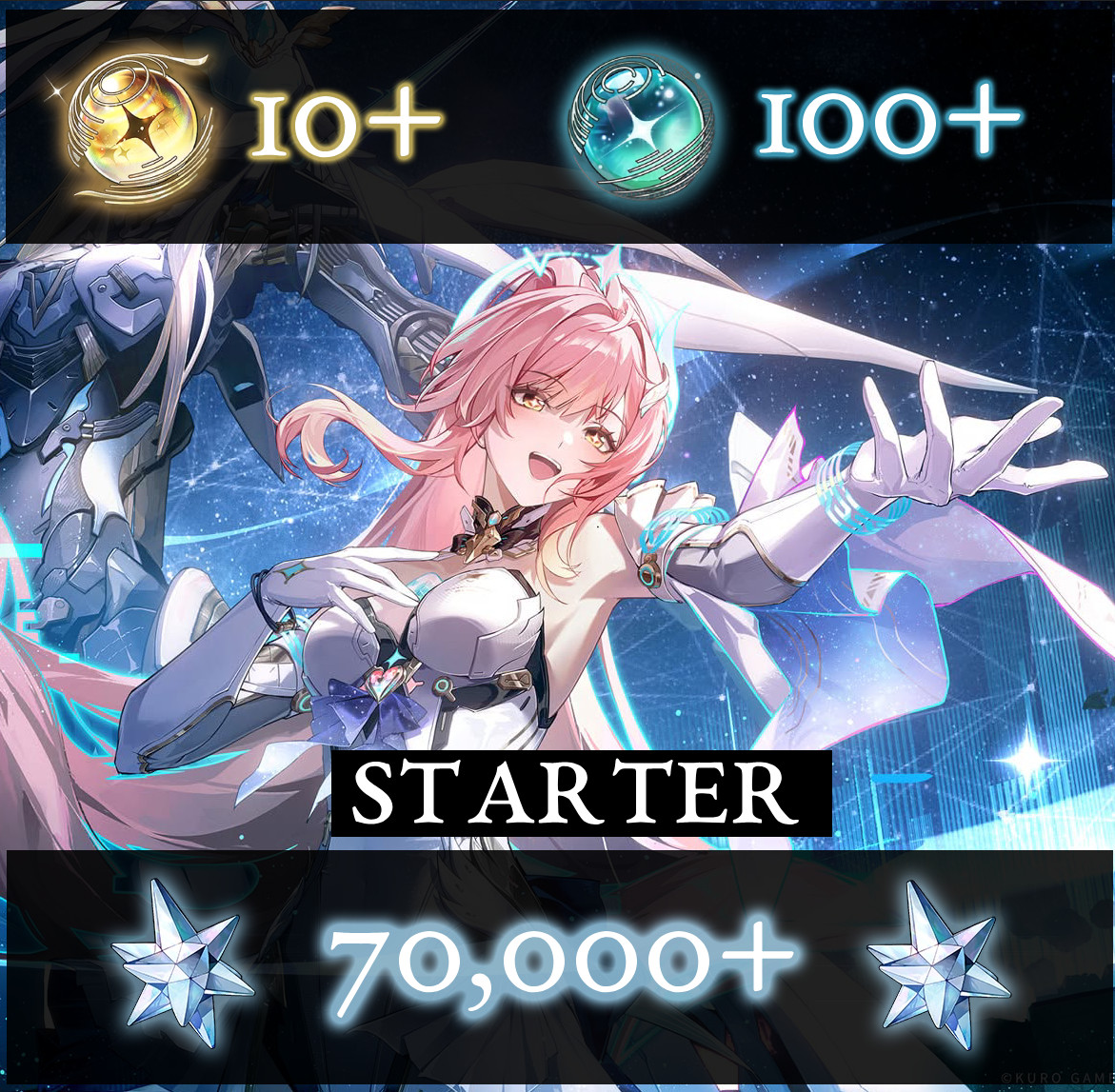 [NA] Wuthering Waves Starter - 70,000+ Astrite & More