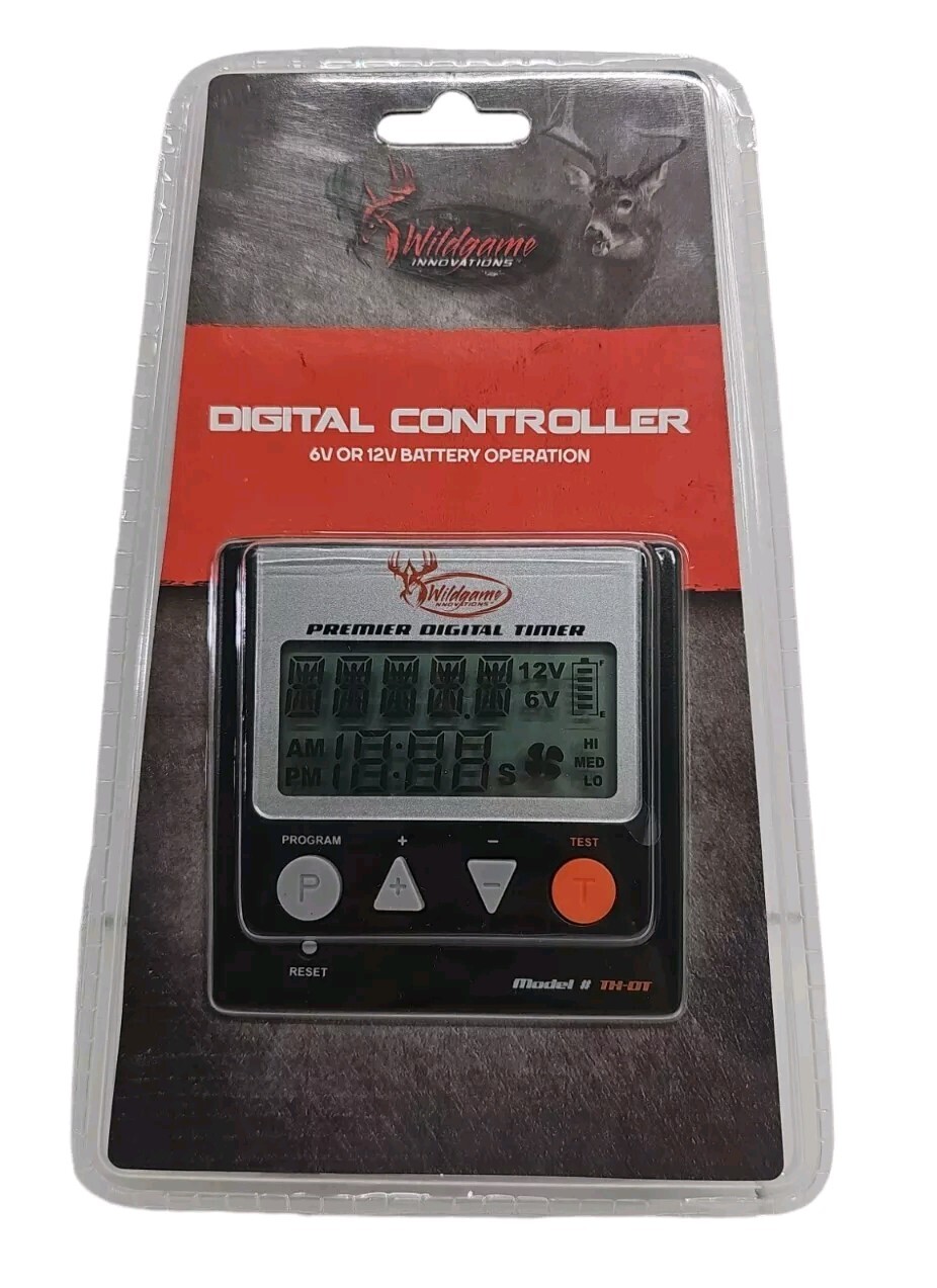 Wildgame Innovations Digital Controller Timer 6V or 12V Battery Operation  TH-DT