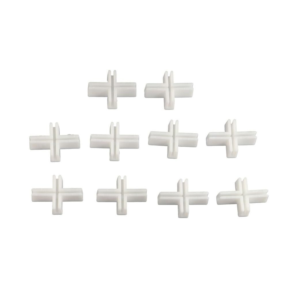 10Pcs Plastic Drawer Dividers Side Fixing Buckle,Fixed Drawer Divider Clip fo...