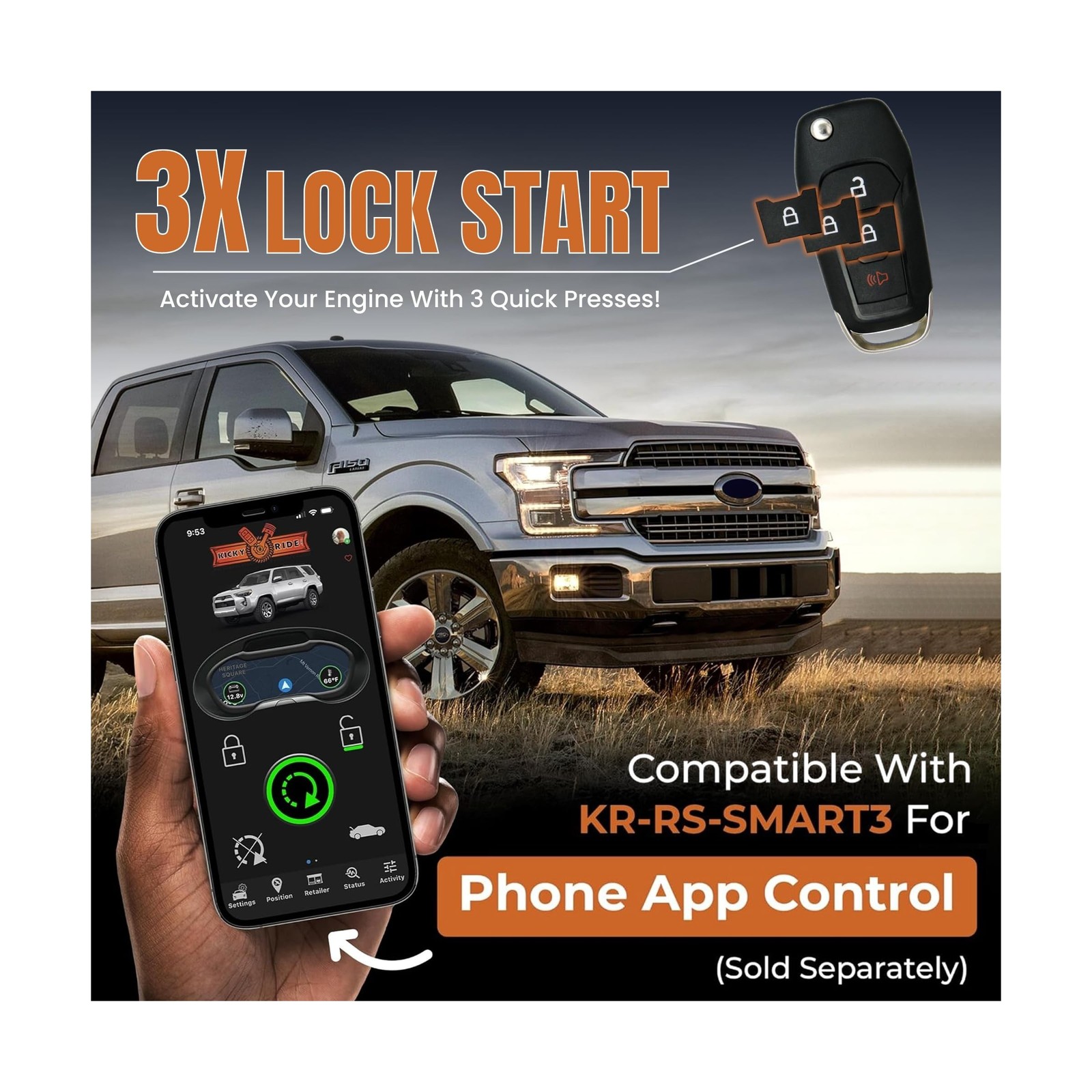 Plug-in Remote Start Kit – Start from Your Factory Fob – Some Ford,