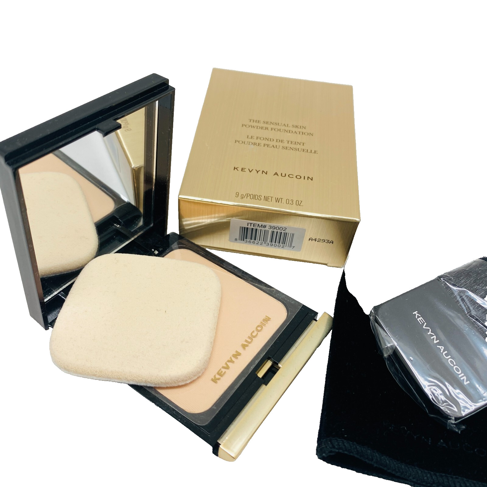 KEVYN AUCOIN The Sensual skin powder foundation #PF02 LIGHT  - 0.32oz - NIB